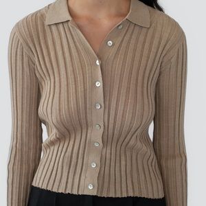 Shaina Mote ribbed cardigan